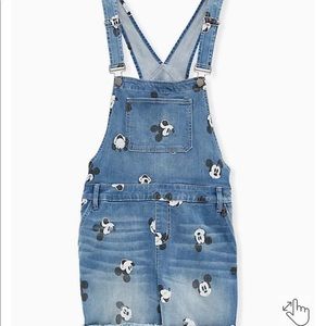 NWT Torrid 22 Disney Mickey Mouse Shortall